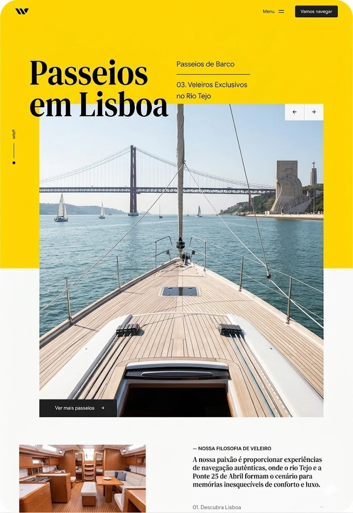 Exemplo de landing page profissional para startup,